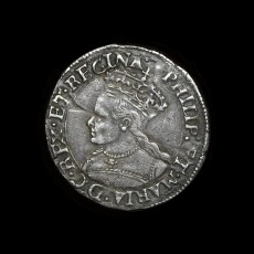 Philip and Mary groat obverse