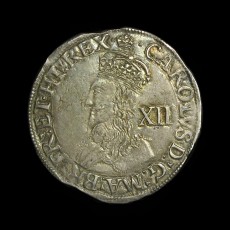 Charles I shilling obverse