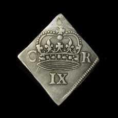 Charles I ninepence obverse