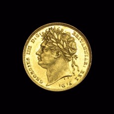 George IV sovereign obverse