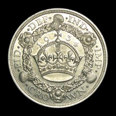 George V crown reverse