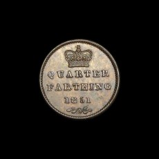 Victoria quarter farthing reverse