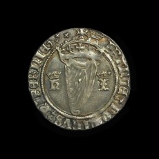 Henry VIII Irish groat reverse