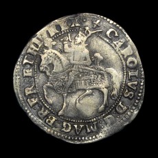 Charles I halfcrown obverse