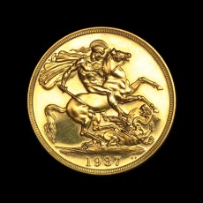 George VI two pounds reverse