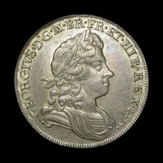 George I halfcrown obverse