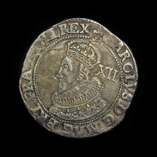 Charles I shilling obverse