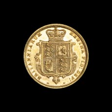 Victoria half sovereign reverse