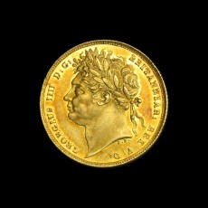 George IV sovereign obverse