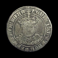 Henry VIII testoon obverse