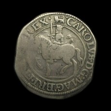 Charles I halfcrown obverse
