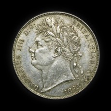 George IV halfcrown obverse