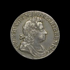 George I shilling obverse