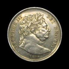 George III halfcrown obverse
