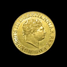 George III sovereign obverse