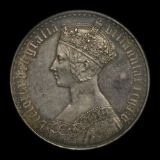 Victoria gothic crown obverse