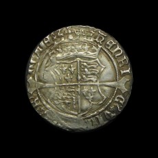 Henry VIII Irish groat obverse
