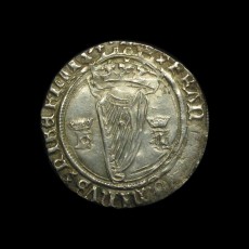 Henry VIII Irish groat reverse