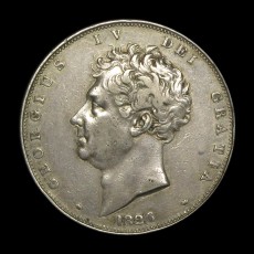 George IV crown obverse