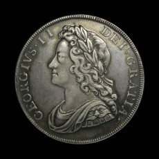 George II halfcrown obverse