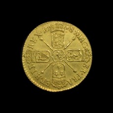 William III half guinea reverse