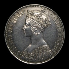 Victoria gothic crown obverse
