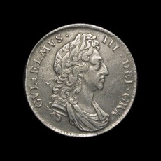 William III shilling obverse