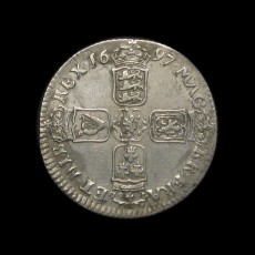 William III shilling reverse