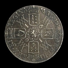 William and Mary crown reverse