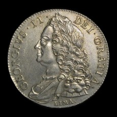 George II crown obverse
