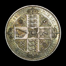 Victoria crown reverse