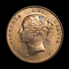Victoria penny obverse