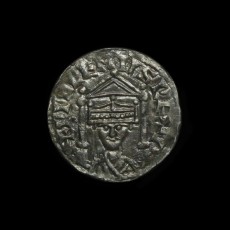 William I canopy penny obverse