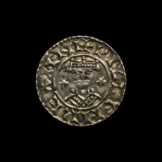 William I 2 stars penny obverse