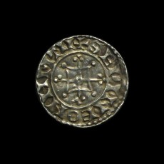 William I 2 stars penny reverse