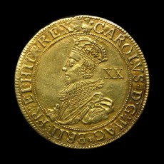 Charles I unite obverse