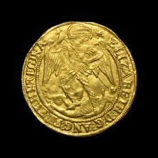 Elizabeth I angel obverse