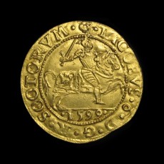 James VI Scottish rider obverse