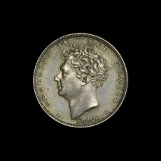 George IV sixpence obverse