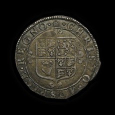 Charles II hammered sixpence reverse
