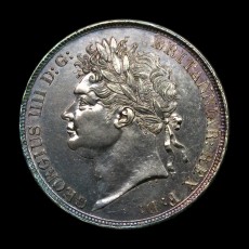 George IV crown obverse