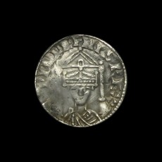 William I canopy penny obverse