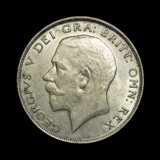 George V halfcrown obverse