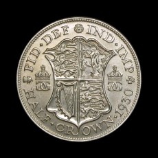 George V halfcrown reverse