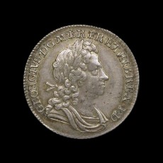 George I shilling obverse