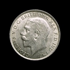 George V florin obverse