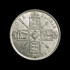 George V florin reverse