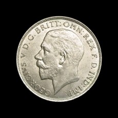 George V florin obverse