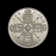 George V florin reverse