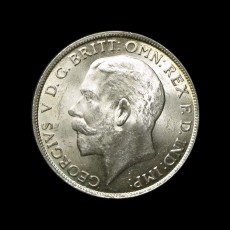 George V florin obverse